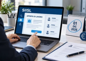 Responsabile del personale consulta sul portale SIISL un’offerta di lavoro in vista dell’assunzione agevolata dal 1° dicembre 2026